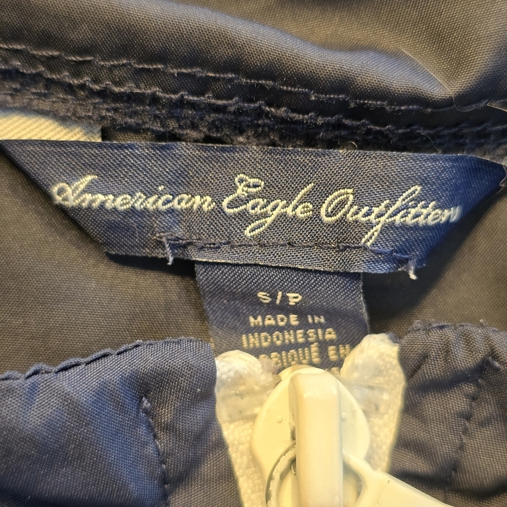 American Eagle Half Zip Windbreaker Size Small - Picture 10 of 13
